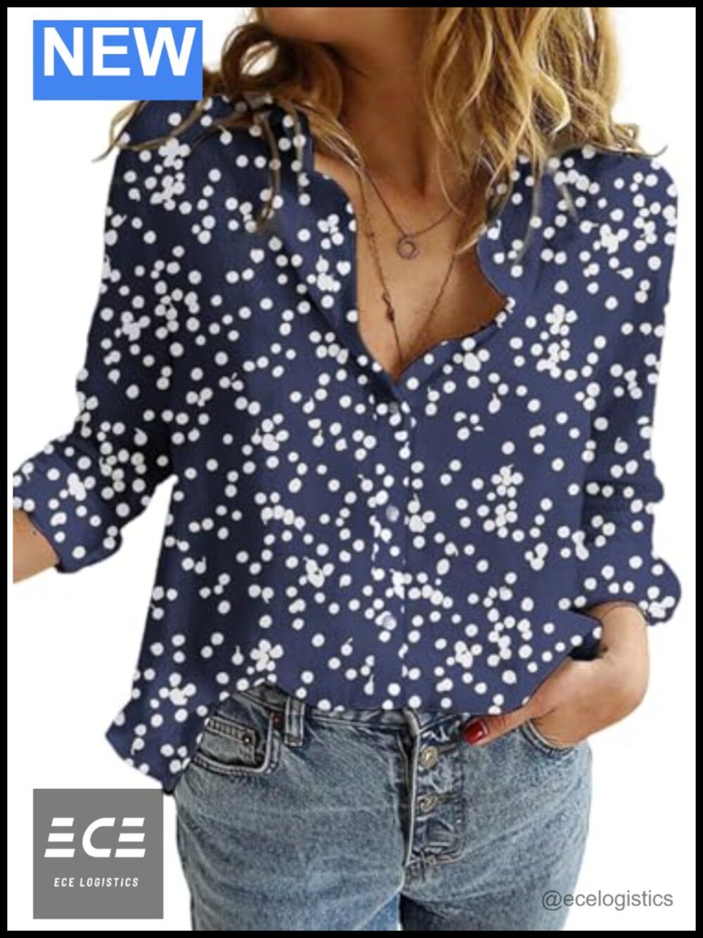 V Neck Floral Chiffon Button Down Blouse Long Sleeve Roll Up